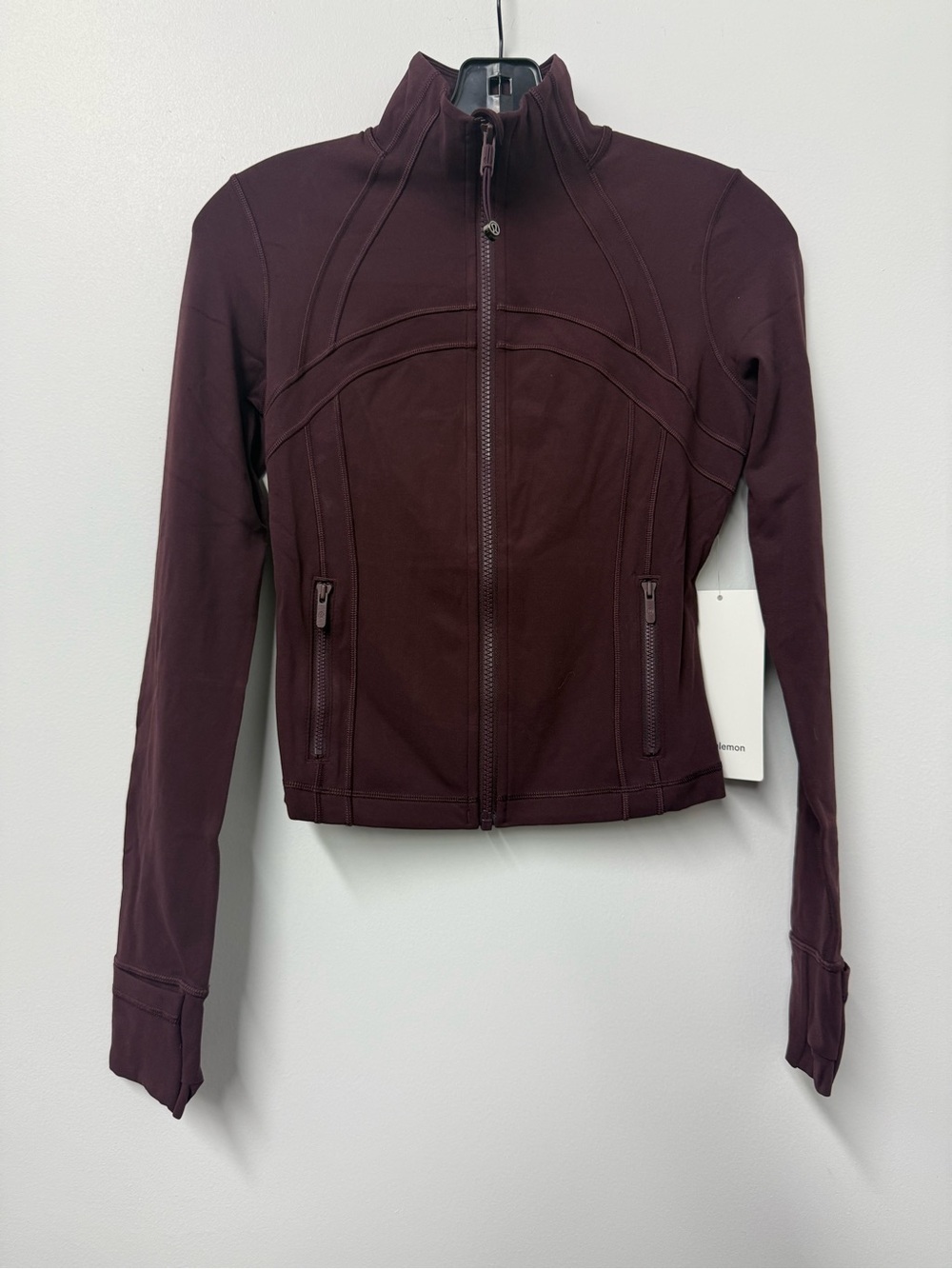 LuluLemon Define Cropped Jacket Nulu in Goodnight Plum